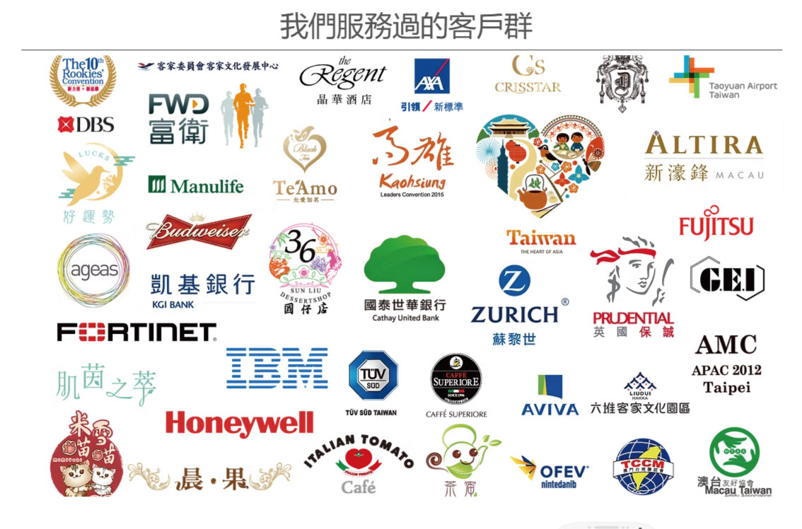我們服務過的客戶群