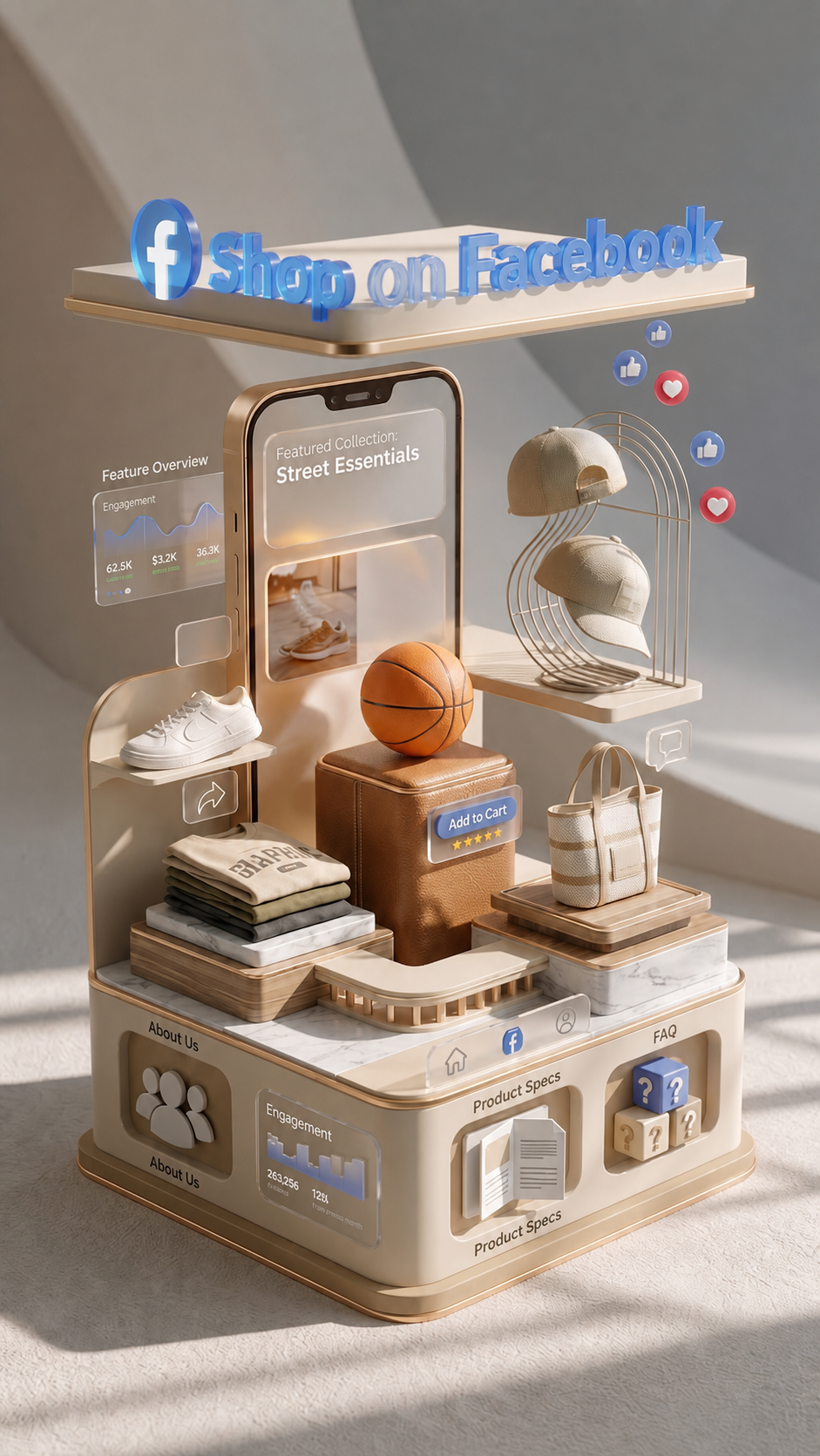 社群電商·3D店面展示